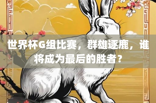 世界杯G组比赛，群雄逐鹿，谁将成为最后的胜者？