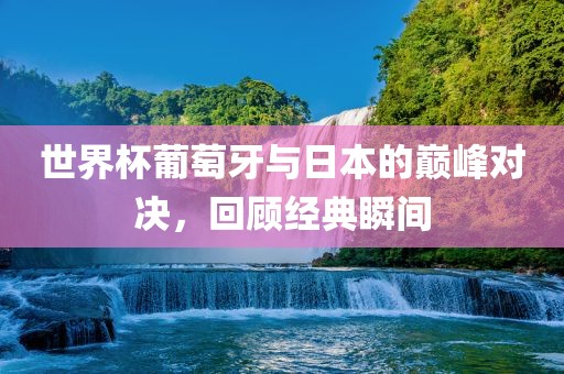 世界杯葡萄牙与日本的巅峰对决，回顾经典瞬间