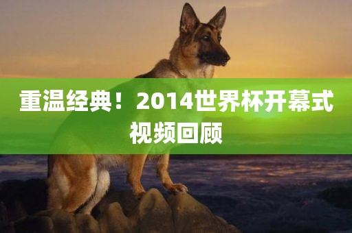 重温经典！2014世界杯开幕式视频回顾