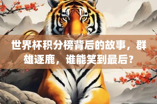 世界杯积分榜背后的故事，群雄逐鹿，谁能笑到最后？