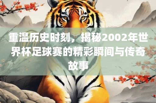 重温历史时刻，揭秘2002年世界杯足球赛的精彩瞬间与传奇故事洪湖市顺升工程机械租赁有限公司