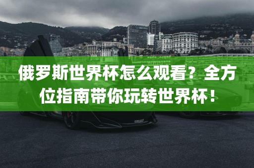 俄罗斯世界杯怎么观看？全方位指南带你玩转世界杯！洪湖市顺升工程机械租赁有限公司