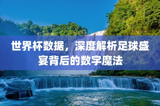 世界杯数据，深度解析足球盛宴背后的数字魔法