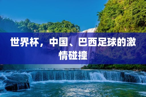 世界杯，中国、巴西足球的激情碰撞洪湖市顺升工程机械租赁有限公司
