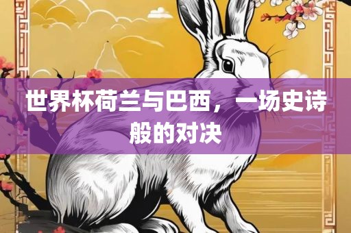 世界杯荷兰与巴西，一场史诗般的对决