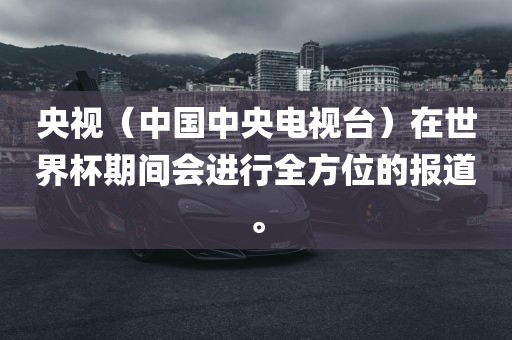 央视（中国中央电视台）在世界杯期间会进行全方位的报道。