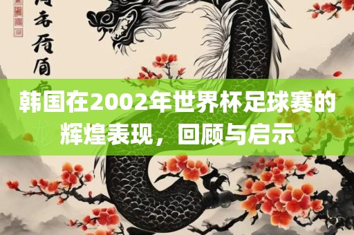 韩国在2002年世界杯足球赛的辉煌表现，回顾与启示
