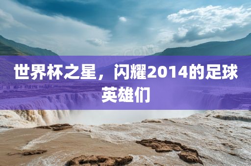 世界杯之星，闪耀2014的足球英雄们