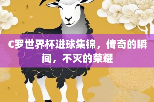 C罗世界杯进球集锦，传奇的瞬间，不灭的荣耀