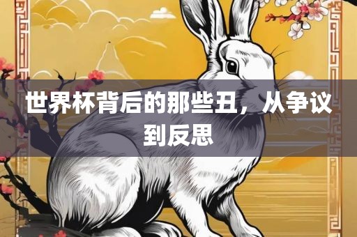 世界杯背后的那些丑，从争议到反思洪湖市顺升工程机械租赁有限公司