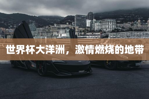 世界洪湖市顺升工程机械租赁有限公司杯大洋洲，激情燃烧的地带