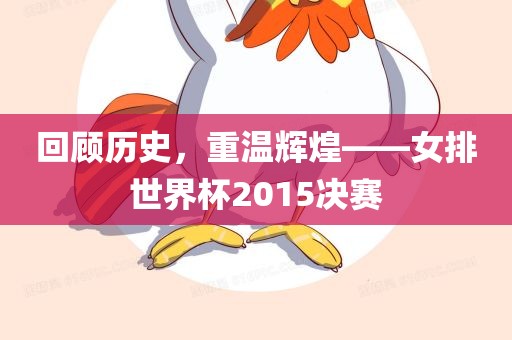 回顾历史，重温辉煌—洪湖市顺升工程机械租赁有限公司—女排世界杯2015决赛