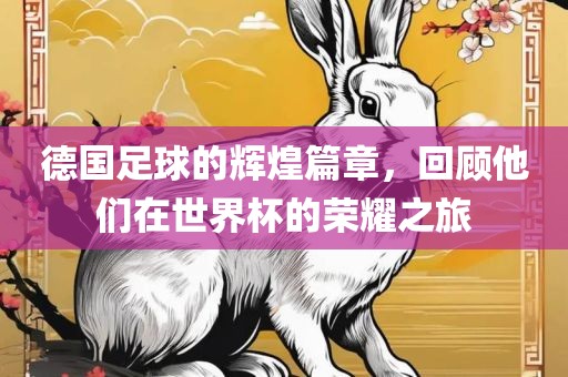 德国足球的辉煌篇章，回顾他们在世界杯的荣耀之旅洪湖市顺升工程机械租赁有限公司