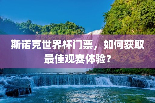 斯诺克世界杯门票，如何获取最佳观赛体验？洪湖市顺升工程机械租赁有限公司