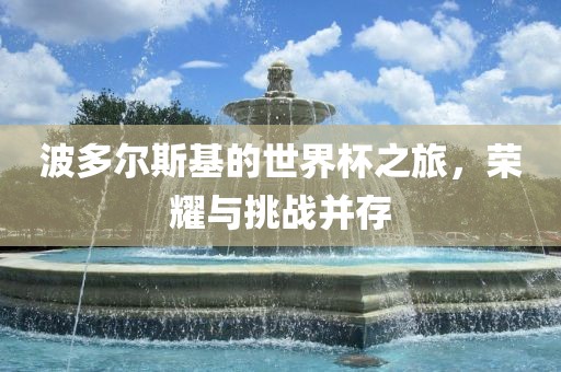 波多尔斯基的世洪湖市顺升工程机械租赁有限公司界杯之旅，荣耀与挑战并存