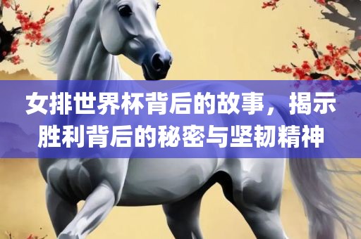 女排世界杯背后的故事，揭示胜利背后的洪湖市顺升工程机械租赁有限公司秘密与坚韧精神