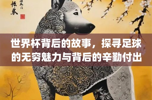 世界杯背后的故事，探寻足球的无穷魅力与背后的辛勤付出