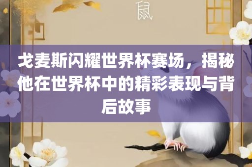 戈麦斯闪耀世界杯赛场，揭秘他在世界杯中的精彩表现与背后故事洪湖市顺升工程机械租赁有限公司