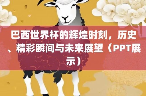 巴西世界杯的辉煌时刻，历史、精彩瞬间与未来展望（PPT展示）