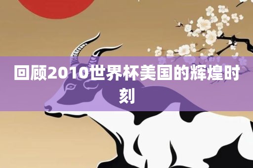 回顾20洪湖市顺升工程机械租赁有限公司10世界杯美国的辉煌时刻
