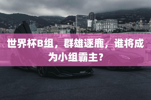 世界杯B组，群雄逐鹿，谁将成为小组霸主？