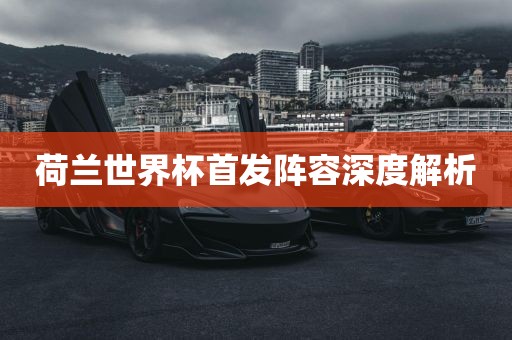 荷兰世界杯首发阵容深度解析洪湖市顺升工程机械租赁有限公司