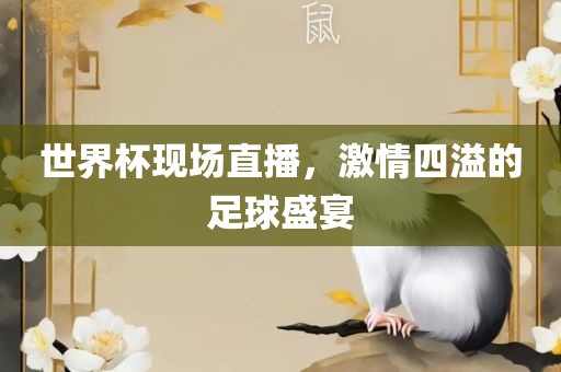 洪湖市顺升工程机械租赁有限公司世界杯现场直播，激情四溢的足球盛宴