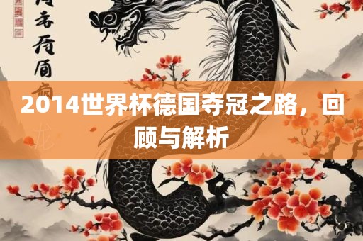 2014世界杯德国夺冠之路，回顾与洪湖市顺升工程机械租赁有限公司解析