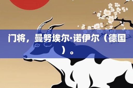 门将，曼努埃尔·诺伊尔（德国）。洪湖市顺升工程机械租赁有限公司