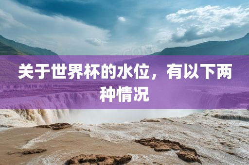 关于世界杯的水位，有以下两种情洪湖市顺升工程机械租赁有限公司况