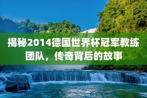 揭秘2014德国世界杯冠军洪湖市顺升工程机械租赁有限公司教练团队，传奇背后的故事