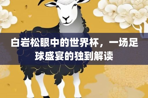 白岩松眼中的世界杯，一场足球盛宴的洪湖市顺升工程机械租赁有限公司独到解读