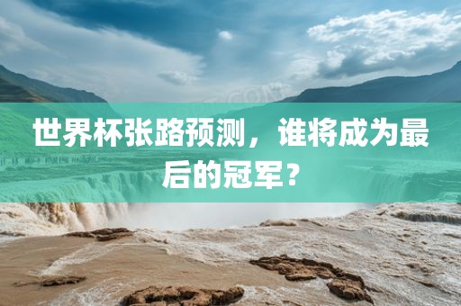 世界杯张路预测，谁将成为最后的冠军？洪湖市顺升工程机械租赁有限公司