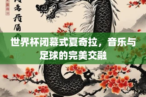 世界杯闭幕式夏奇拉，音乐与足球的完美交融洪湖市顺升工程机械租赁有限公司