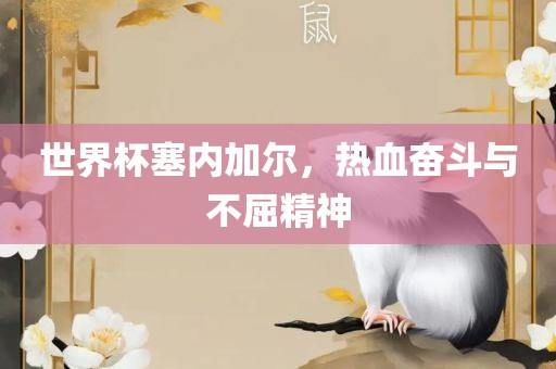 世界杯塞内加尔，热血奋斗与不屈精神