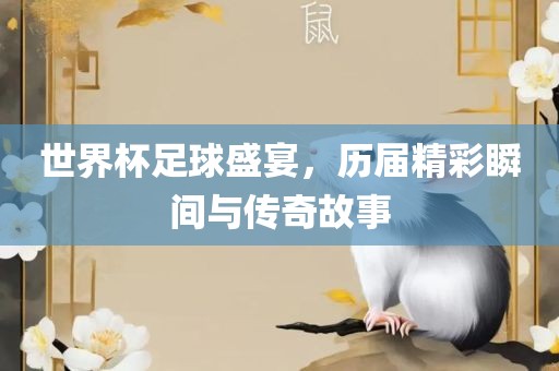 世界杯足球盛宴，历届精彩瞬间与传奇故事