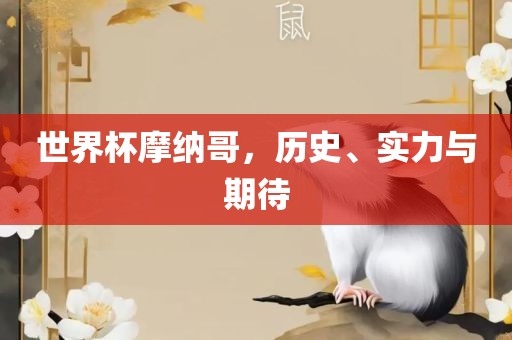 世界杯摩纳哥，历史、实力与洪湖市顺升工程机械租赁有限公司期待