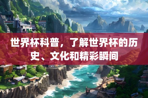 世界杯科普，了解世界杯的历史、文化和精彩瞬间