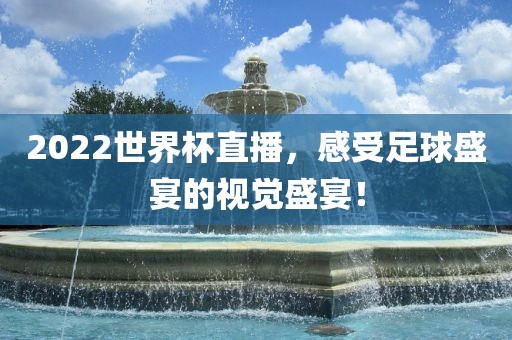 2022世界杯直播，感受足球盛宴的视觉盛宴！洪湖市顺升工程机械租赁有限公司
