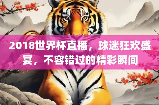 2018世界杯直播，球迷狂欢盛宴，不容错过的精彩瞬间洪湖市顺升工程机械租赁有限公司