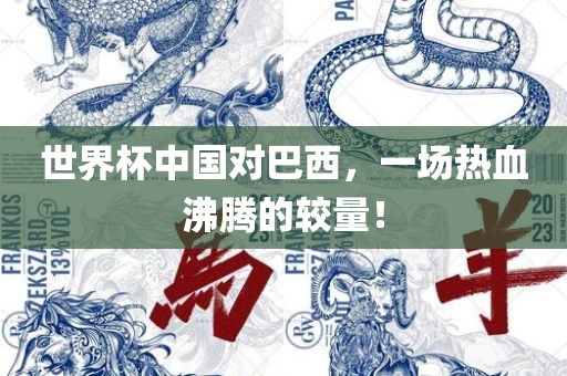 世界杯中国对巴西，一场热洪湖市顺升工程机械租赁有限公司血沸腾的较量！