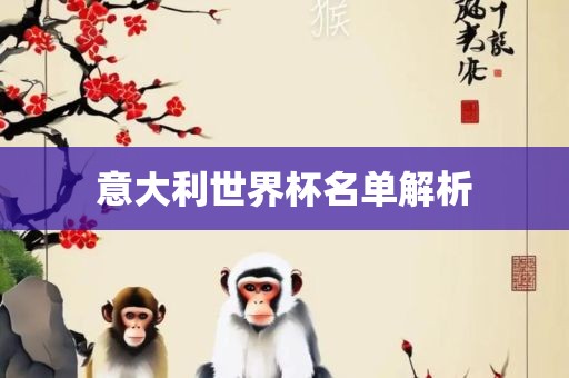 意大利世界杯名单解析