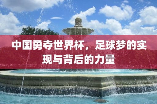 中国勇夺世界杯，足球梦的实现与背后的力量