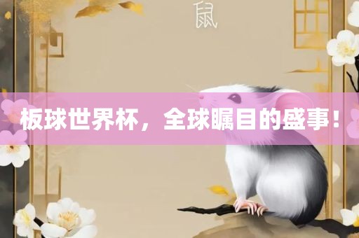 板球世界杯，全球瞩目的盛事！洪湖市顺升工程机械租赁有限公司