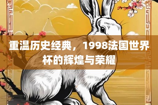 重温历史经典，1998法国世界杯的辉煌与荣耀洪湖市顺升工程机械租赁有限公司