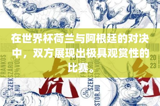 在世界杯荷兰与阿根廷的对决中，双方展现出极具观赏性的比赛。