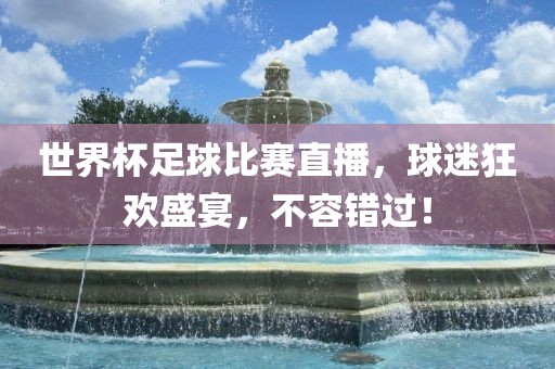 世界杯足球比赛直洪湖市顺升工程机械租赁有限公司播，球迷狂欢盛宴，不容错过！
