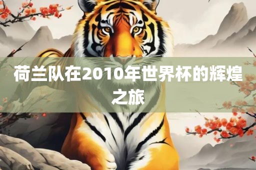 荷兰队在2010年世界杯的辉煌之旅洪湖市顺升工程机械租赁有限公司