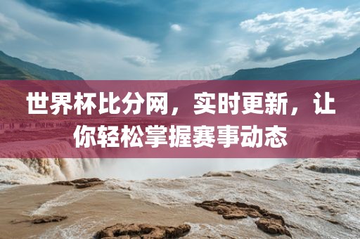 世界杯比分网，实时更新，让你轻松掌握赛事动态