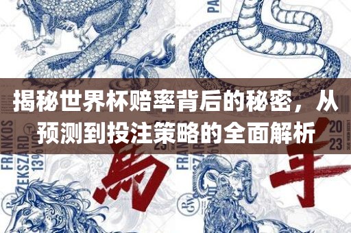 揭秘世界杯赔率背后的秘密，从预测到投注策略的全面解析